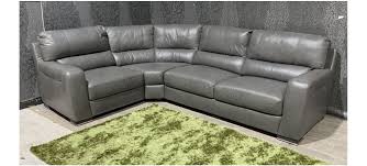 lucca grey lhf leather corner sofa sisi