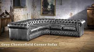 grey chesterfield corner sofas