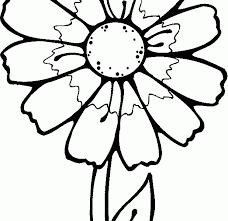 Color Pictures Of Flowers Poppy Flower Coloring Pages