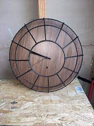Rare Cage Round Wall Clock Umbra Alan