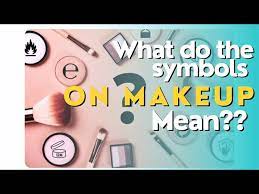 what do these symbols on makeup mean