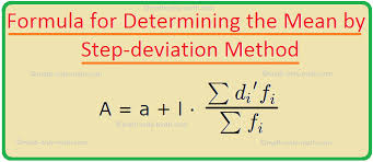 step deviation method formula for