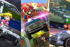 The emblem is located on the doors. German Luxury Comes To Mario Kart 8 This Month With Mercedes Benz Dlc Polygon