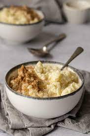 rice pudding with condensed milk