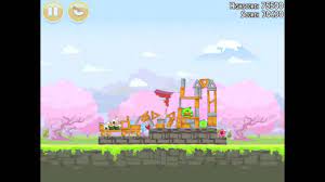 Angry Birds Seasons Cherry Blossom 1-4 Walkthrough 2012 3 Star - YouTube