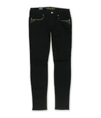 Bullhead Denim Co Womens Premium Skinniest Studded Skinny Fit Jeans