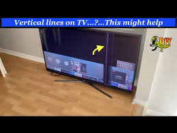 vertical lines on tv diy inspect and