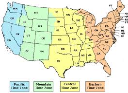 Intelligible Time Zone Ca Usa Time Zone Map Ca Time Zones