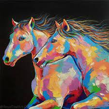 Horse Painting Acrylic For L