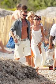 victoria beckham hits the beach with