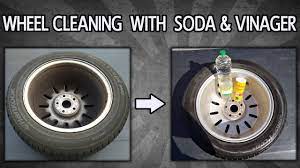 wheel cleaning with soda vinager