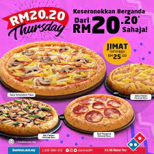 Discover the world of domino's. Domino S Pizza Rm 20 20 Deal Every Thursday