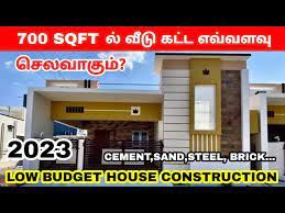 700 Sqft House Construction Cost