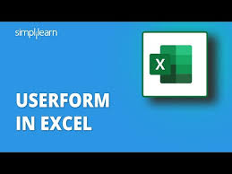 how to create userforms in excel