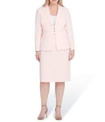 Details About Tahari Asl Plus Size 20w Cameo Pink Skirt Suit Nwt 300