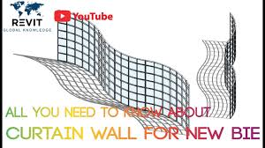 curved curtain wall in revit