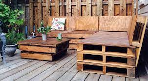 diy upcycled pallet sectional