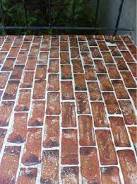 Diy Brick Wall Faux Brick Brick Steps