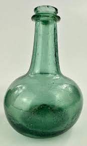 Antique Glass Shaft Globe Bottle