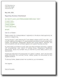 Cover Letter Examples General