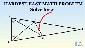 the hardest easy geometry problem