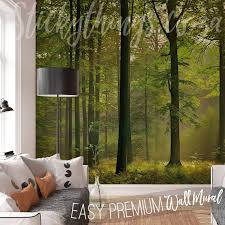 Lush Forest Photo Mural Wallpaper