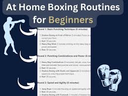 boxing routine at home for beginners