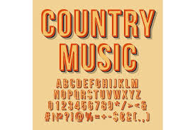 Often used in games and later mobile phones they created a generation hooked on general midi. Country Music Vintage 3d Lettering Lettering Country Music Mellow Colors