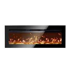 In Wall Mount Electric Fireplace