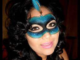 masquerade glitter mask tutorial last
