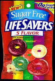 sugar free lifesavers dodge the