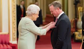 michael o neill receives mbe from the