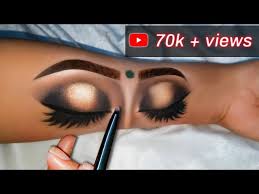 draw makeup on hand deepi beauty