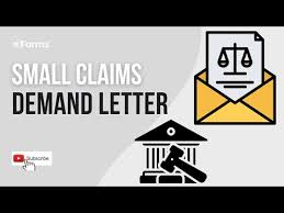 small claims demand letter explained