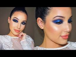 editorial blue makeup tutorial no