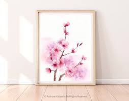 Cherry Blossom Printable Wall Art