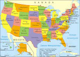 Stany Zjednoczone - Wszystko o USA: podział terytorialny czyli 50 stanów  Ameryki