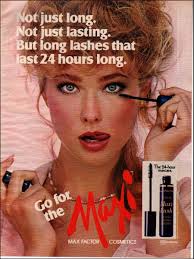 1982 vine ad max factor cosmetics