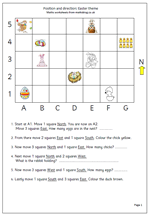 In upper ks2 maths, why not get the pupils to take accurate measurements of angles on the playground, then get them to create their own map with missing angles to challenge their partner, which they. Position And Direction Maths Worksheet Maths Blog