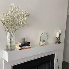 Modern White Or Black Fireplace Mantel