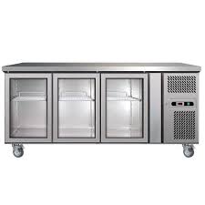 Deli Refrigerator Table 3 Glass Doors 2