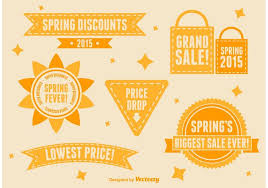 Spring And Summer Sale Sign Vectors Download Free Vectors