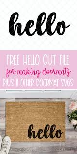 11 Free Doormat Svg Files To Make With Your Cricut
