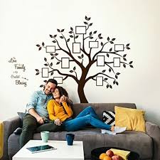 Timber Artbox Beautiful Family Tree Wall Decal With Quote The Only Dcor You