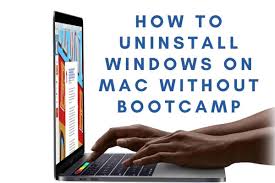 how to uninstall windows on mac without