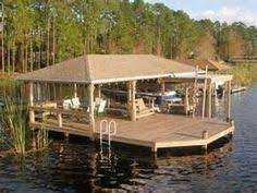 dock boat dock lake house