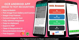Learn about image recognition and the available free app you can download on your android phone. Ocr Scanner Image To Text Recognition Android App By Creativetechapps