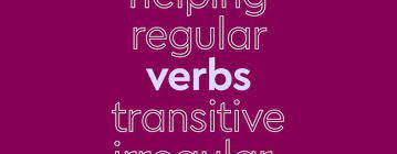 11 most common types of verbs
