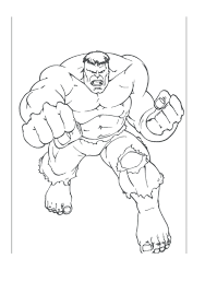 Tranh Tô Màu Hulk - Người Khổng Lồ Xanh Đẹp, Mạnh Mẽ