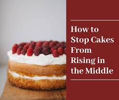 • excessive top heat, particularly in deck ovens. Baking Tips How To Stop Cakes From Rising In The Middle Delishably